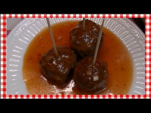 Sweet Thai Chili Cocktail Meatballs Recipe ~ Noreen's Kitchen