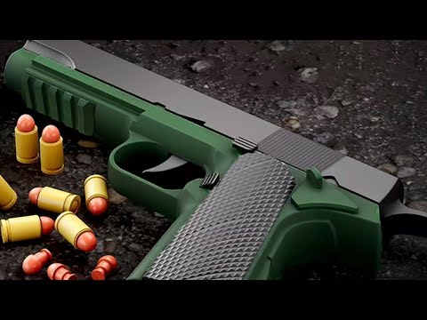 M1911 New Style Toy Gun Soft Clip Pistol #unboxing