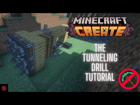 Minecraft Create: Tunnel Bore Tutorial! | 1.20.1