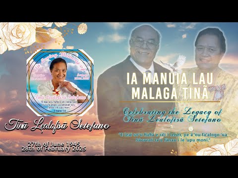 Lealofisa Setefano Family Service (Sat)