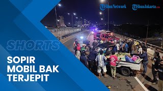 Sopir Mobil Bak di Pulogadung Terjepit, Wajah dan Tubuh Korban Alami Memar
