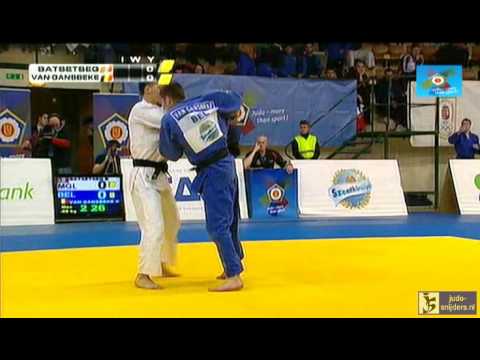 Judo 2013 European Open Men Budapest: Batsetseg (MGL) - van Gansbeke (BEL) [-66kg] rep