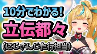 10分でわかる立伝都々【立伝都々/にじさんじ/切り抜き】