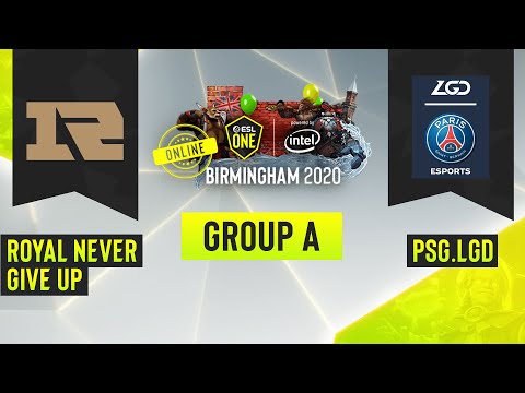 Dota2 - PSG.LGD vs. Royal Never Give Up - Game 2 - ESL One Birmingham 2020 - Group A - China