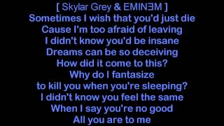 Eminem Twisted ft. Skylar Grey & Yelawolf Lyrics