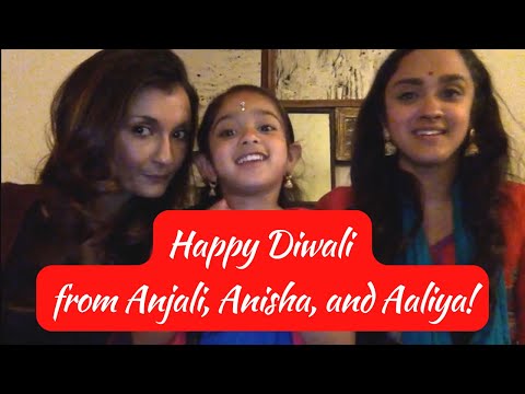 Happy Diwali from Anjali, Anisha, and Aaliya! #happydiwali2022  #happydiwaliwishes