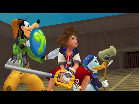Kingdom Hearts Final Mix 100% Playthrough Part 4 - Olympus Coliseum