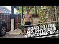 Road to IFBB Nationals 2022 Mens Physique Newcomer Ep.4 | Workout Routine Day4 and Posing