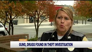 Kokomo police recover large amount of guns and drugs in robbery arrests