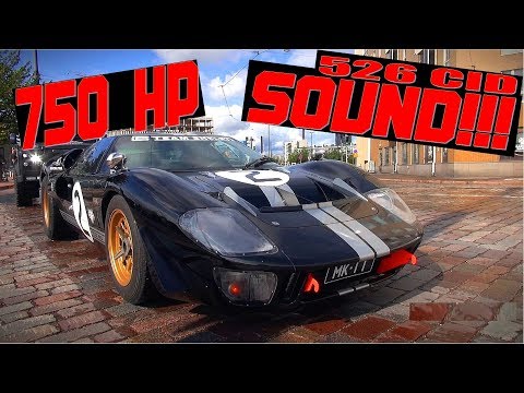 750HP SHELBY GT40 MKII Race Car Driving on the Street! | Amazing V8 Sound!! |