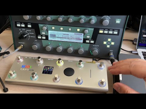 MIDI CAPTAIN Control KPA Kemper Profiler AMP PC CC USB Setup Morph Control EXP Pedal Perform mode