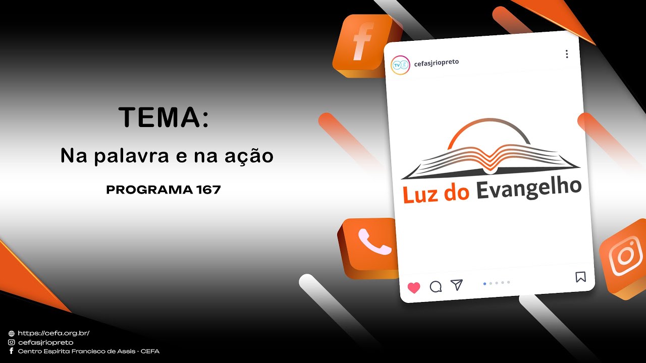 #167 - Cap. 22 - Na palavra e na ação.