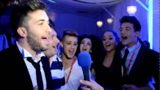 This is the night - Kurt Calleja -Eurovision -The winners at the after party . Malta 2012