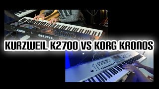 Video thumbnail for Kurzweil K2700 vs Korg Kronos Piano Preset Sound by Mark Somoso Music