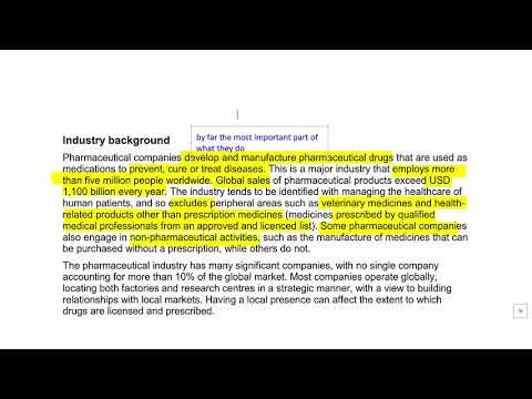 CIMA SCS November 2018 Pre-seen Analysis Novak SAMPLE