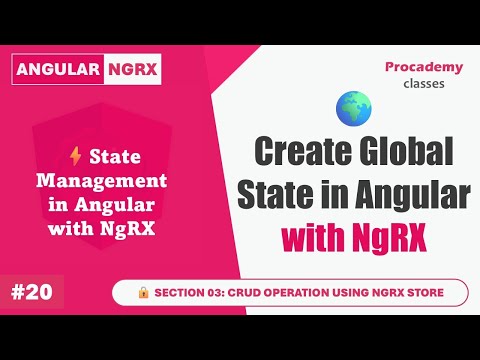 #20 When & How to Create Global State in Angular NgRX | Master Angular State Management with NgRx
