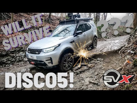 Land Rover Discovery 5 Tackling the Llangollen Classics - Splashy Lane, Allt-Y-Badi + Winching!