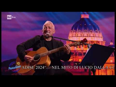 Tony Bungaro canta "L'anno che verrà" in omaggio a Lucio Dalla | Paradise 2024 Rai2