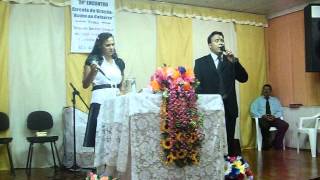 preview picture of video 'Daniel e Anamaris cantando----Confraternização circulo de oração no Ibicuí -Campos Novos.'
