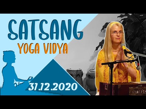 Satsang + Mantren und Meditation mit Sybille - Yoga Vidya Ashram Live 07:00 - 31.12.2020
