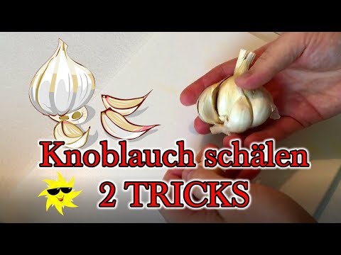 Garlic Peeling Trick 👍 Ingenious, quick & practical! 💪