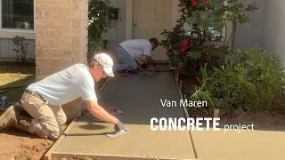 VAN MAREN CONCRETE project.