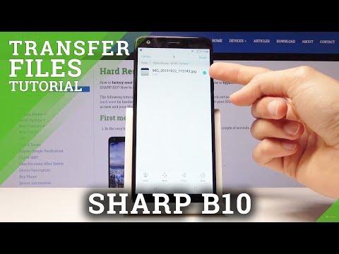 How to Transfer Files in SHARP B10 - Move Media