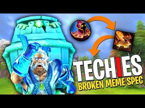TECHIES BLAST OFF EXCEPT YOU DON'T LOSE HEALTH! - DotA 2 Patch 7.23 The Outlanders Update