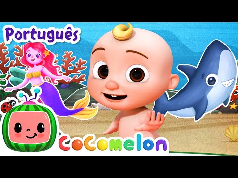 Capa de Bebê Tubarão e a Sereia | DANÇA com Cocomelon em Português! | Músicas Infantis e Desenhos Animados