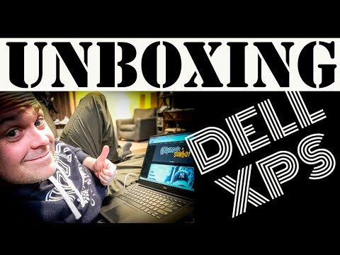 Unboxing Dell XPS 15 Laptop - Stop Motion
