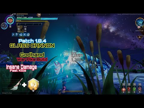 Patch 1.8.4 | Glass Cannon Laser Beam Godhand War Pike Build | INSANE Damage - Dauntless Indonesia