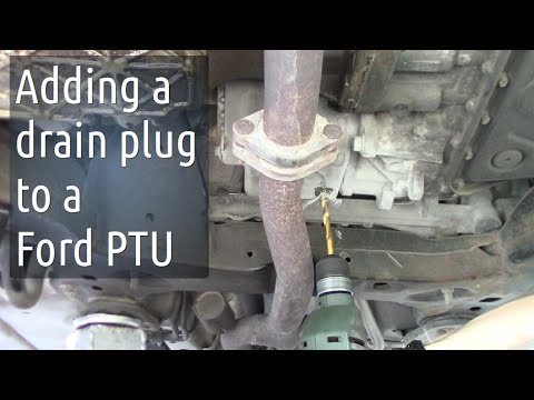 Adding a drain plug to a Ford PTU