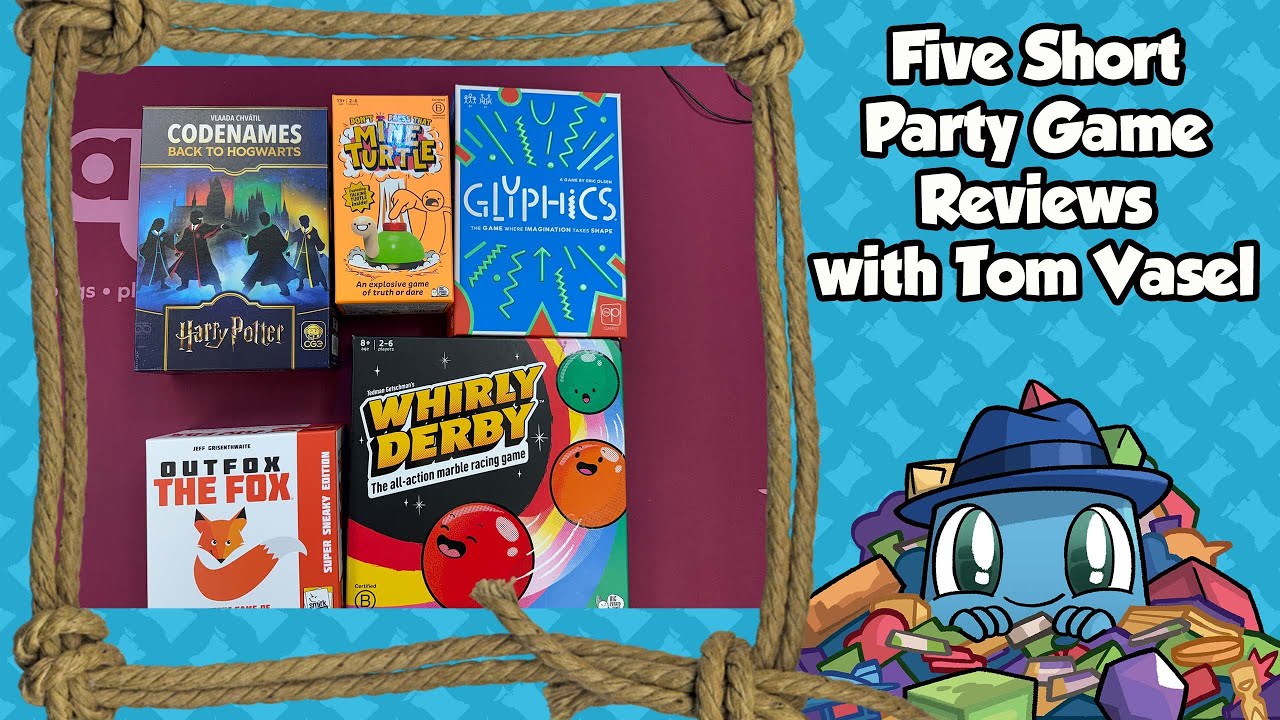 5 Short Party Games - with Tom Vasel