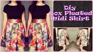 Diy Box Pleated skirt