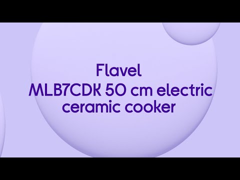 Flavel MLB7CDK 50 cm Electric Ceramic Cooker - Black - Quick Look