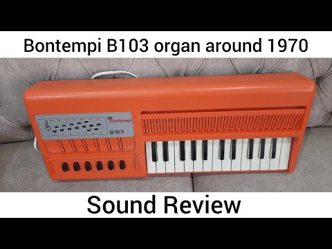 Bontempi B103 organ around 1970 || 1970 B103
