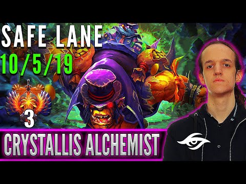 Secret.Crystallis  [ Alchemist ]  Safe Lane Carry Pro Gameplay - Dota 2 Full Game