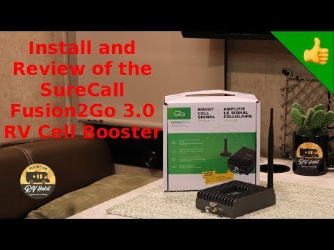 Install and Review of the SureCall Fusion2Go 3.0 RV Cell Booster - How To