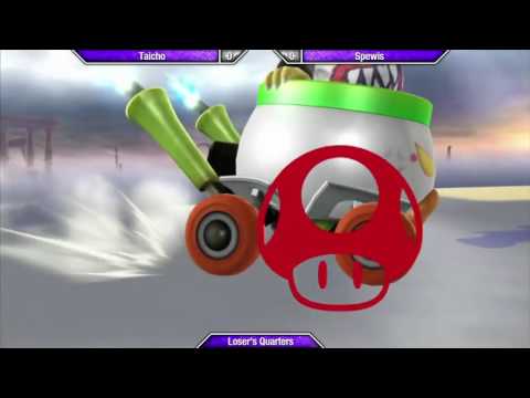 SAFGC 2016 R4 - Taicho (Bowser Jr.) vs Spewis (Corrin) - Losers Quarters - Smash 4