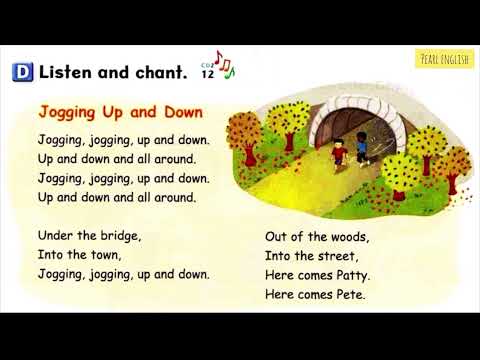JOGGING 🏃‍♀️ UP AND DOWN (LET'S GO 4 UNIT 5) #kidssong #esl