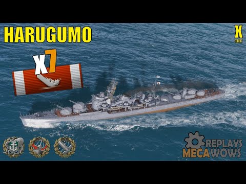 Harugumo 7 Kills & 207k Damage | World of Warships Gameplay
