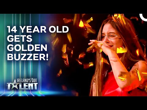 14 Year Old Singer Gets GOLDEN BUZZER! | Ireland's Got Talent