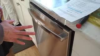 GE Dishwasher Service Mode Proper Functioning