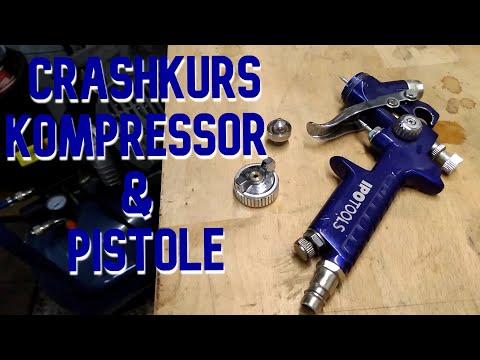 Crashkurs: Arbeiten mit Kompressor und Sprühpistole