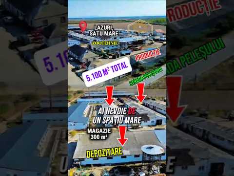 VIDEO | 5.100 m² pentru ZOOTEHNIE - PRODUCTIE | Grajduri + Magazie in Lazuri — Video