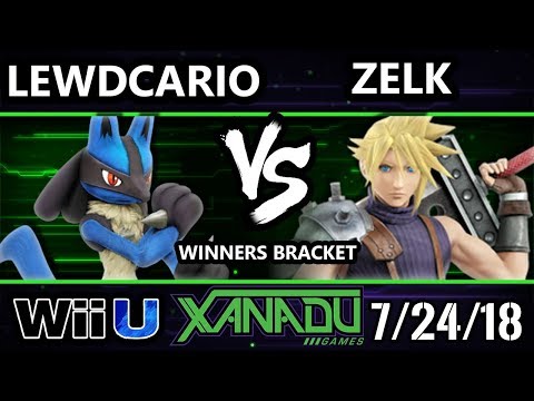 S@X 260 Smash 4 - Lewdcario (Lucario) Vs. Zelk (Cloud) - Wii U Winners Bracket