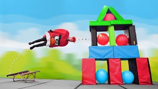 Angry Birds In Real Life - WITH PARKOUR!!!