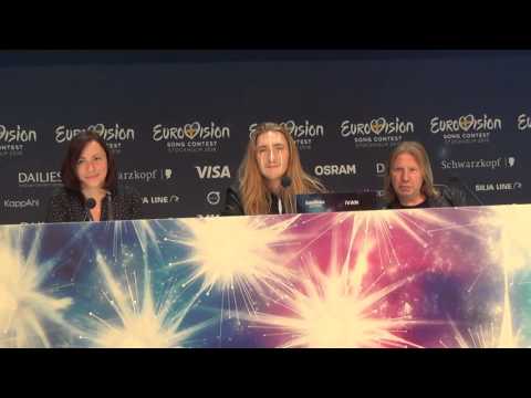 ESCKAZ in Stockholm: Press conference from IVAN (Belarus)