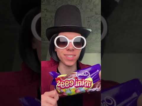 Taste testing cadbury easter eggs  (Willy Wonka / Duke Depp Tiktok)