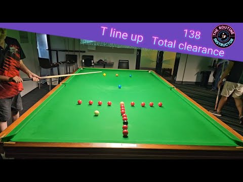 Snooker line up 138 total clearance